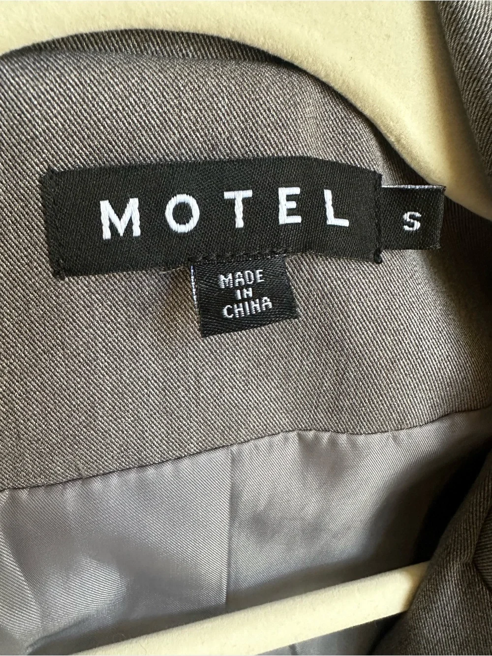 Motel Rocks Gray Blazer - Classic Single-Breasted Suit Jacket